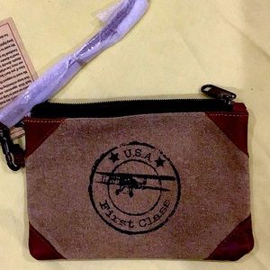 Ninja girl small cosmetic case. NWT